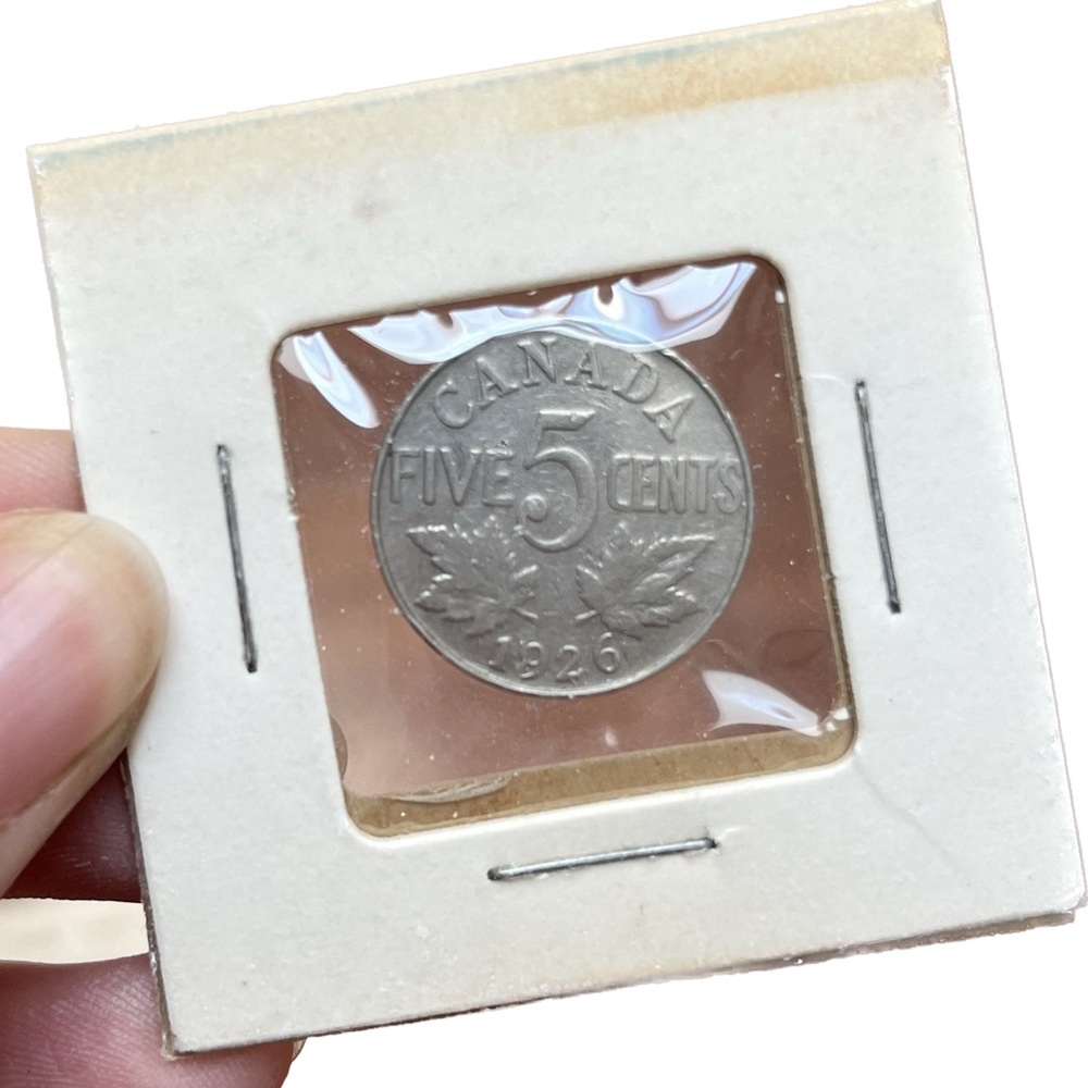 1926 FIVE CENTS CANADA - George V